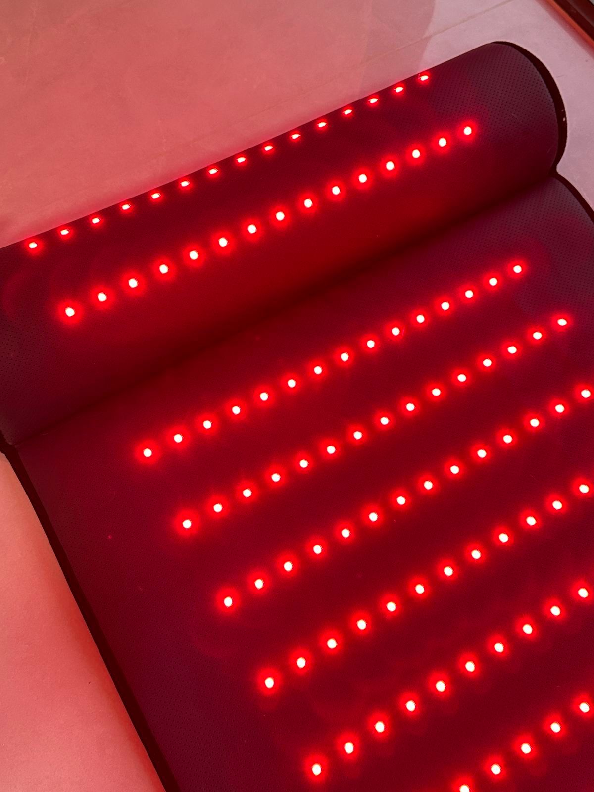 Tapete de luz roja para Pilates